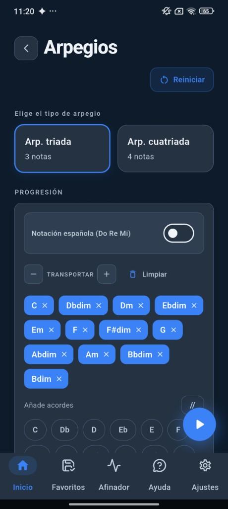 DroPilot Arpegios