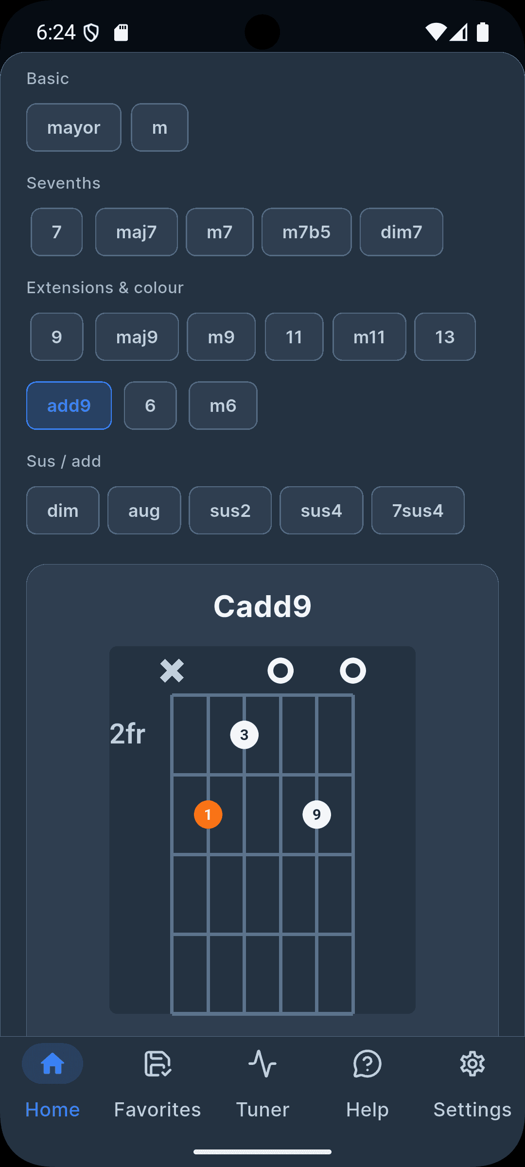 Jumps and patterns to practise the mode