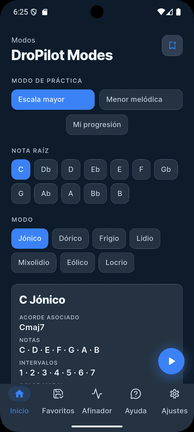 DroPilot Modos