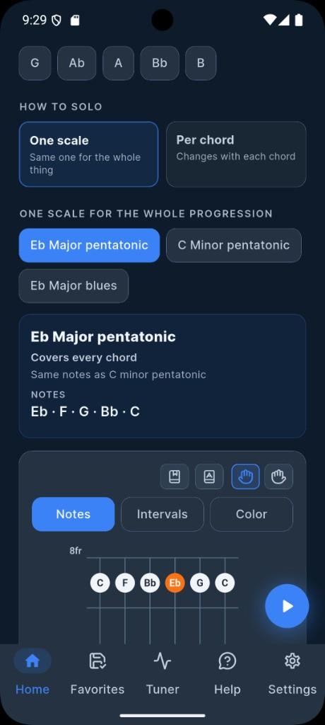 Help section with concepts and features