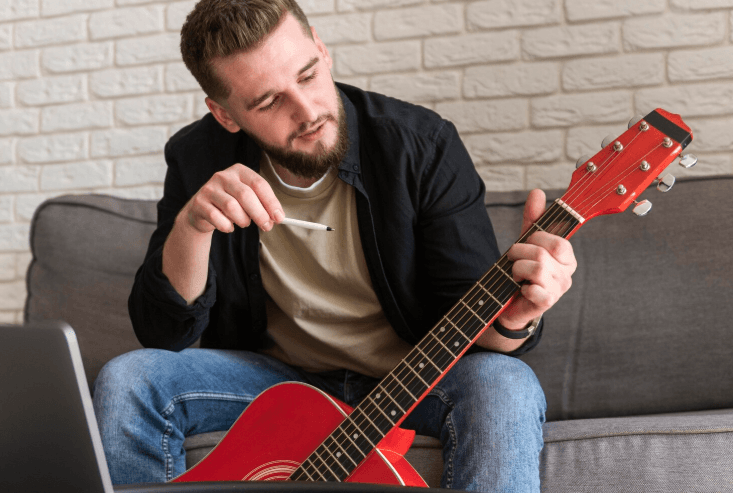 Modo eólico en guitarra: la escala menor natural